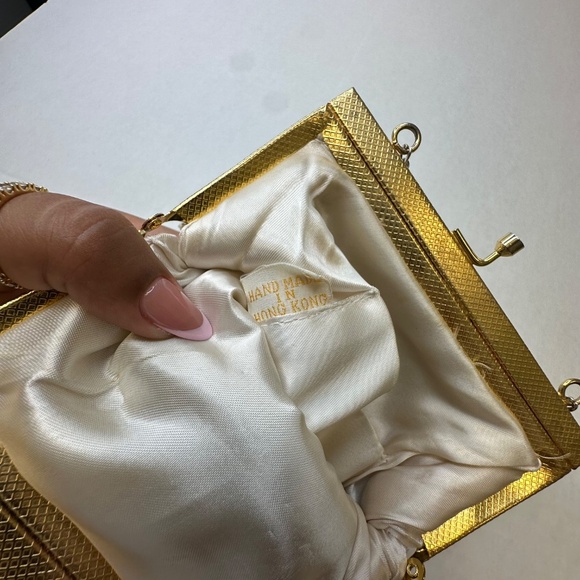 Vintage Handmade Tapestry Beaded Evening bag - Picture 7 of 11